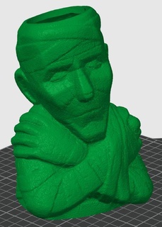 mummia tazza casa 3d print model - Mito3D