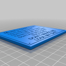 mums list plate plaque quote quotes signs_logos 3d print model - Mito3D