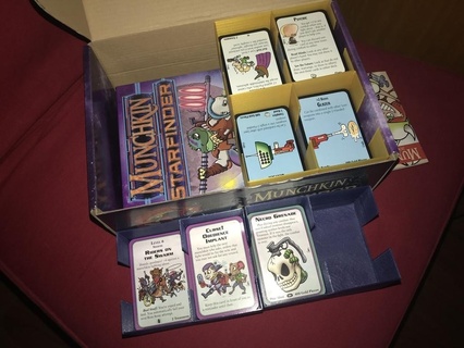 munchkin starfinder qualunque scatola carta inserire giocattolo gioco Accessori 3d print model - Mito3D