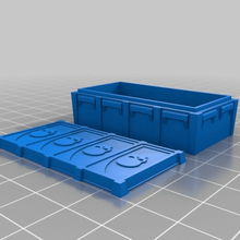 munitorum supply crate size 4 proxy ammunition box warhammer 40k toy_game_accessories 3d print model - Mito3D