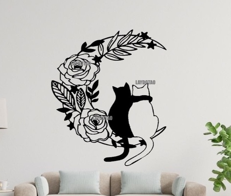 mural gatos enamorados arte cuadro decoraci n pared hogar casa 3d print model - Mito3D