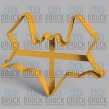 murcielago - bat cookie cutter home animal cortante galleta 3d print model - Mito3D