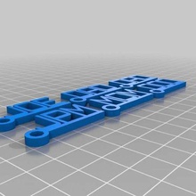 murphy family v3 jewelry keychains customized 3d print model - Mito3D