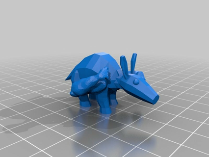 muscle Aardvark 3d impression 3d print model - Mito3D