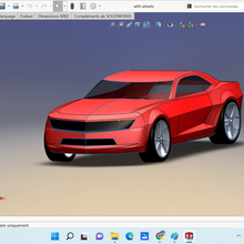 muscle car fusion 3d print model - Mito3D