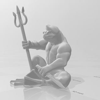 muscle frog 3d print model - Mito3D
