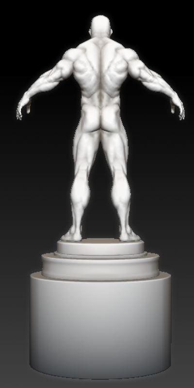 muscle mastery award champion of strength symmetry if download free can hit buton 3d print model - Mito3D