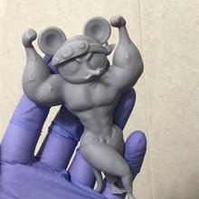 muscle mice manga style pose 2 art demon slayer anime 3d print model - Mito3D