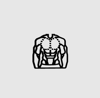 muscle pictogram 3d print model - Mito3D