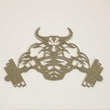 muscular toro art bull el culturismo de la decoración 3d print model - Mito3D