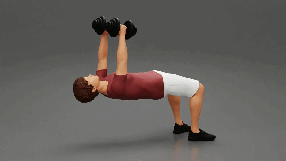 muscular man working gym exercises dumbbell chest 164scale 164scalediecast 164photography diorama164scale body character human sculpture decor diorama figure people print boy male 3d print model - Mito3D