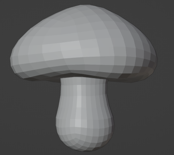 mushroom mushroom veggie deli food  3d print model - Mito3D