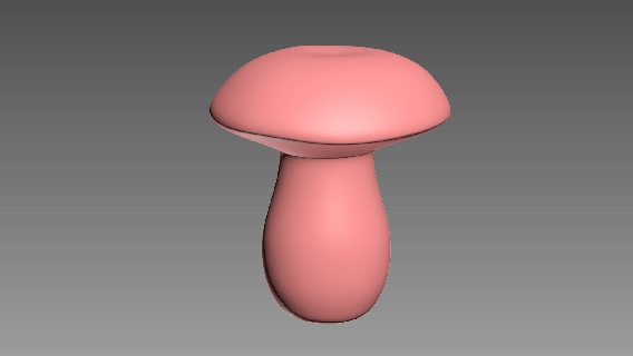 fungo funghi foresta miniatura natura impianti 3d print model - Mito3D