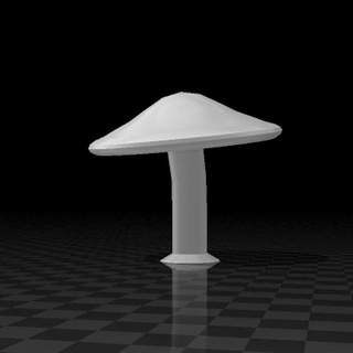 cogumelo Dividido version comercial licença fungo nadou 3d print model - Mito3D