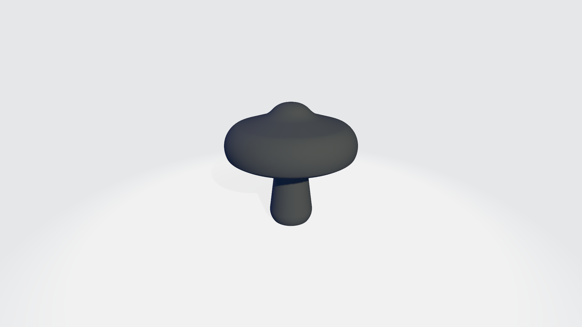 mushroom 1 3D print model - Mito3D