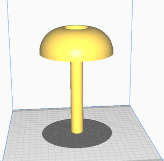 mushroom candle holder stand fungi fairy tea lights decor home outdoors 3d print model - Mito3D