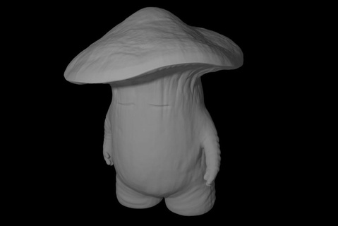 mushroom child - dark souls dnd dungeons dragons games mini miniature mushroomchild tabletop 3d print model - Mito3D