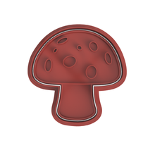 cogumelo biscoito cortador 3d print model - Mito3D