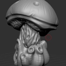mushroom fungus 3d print model - Mito3D