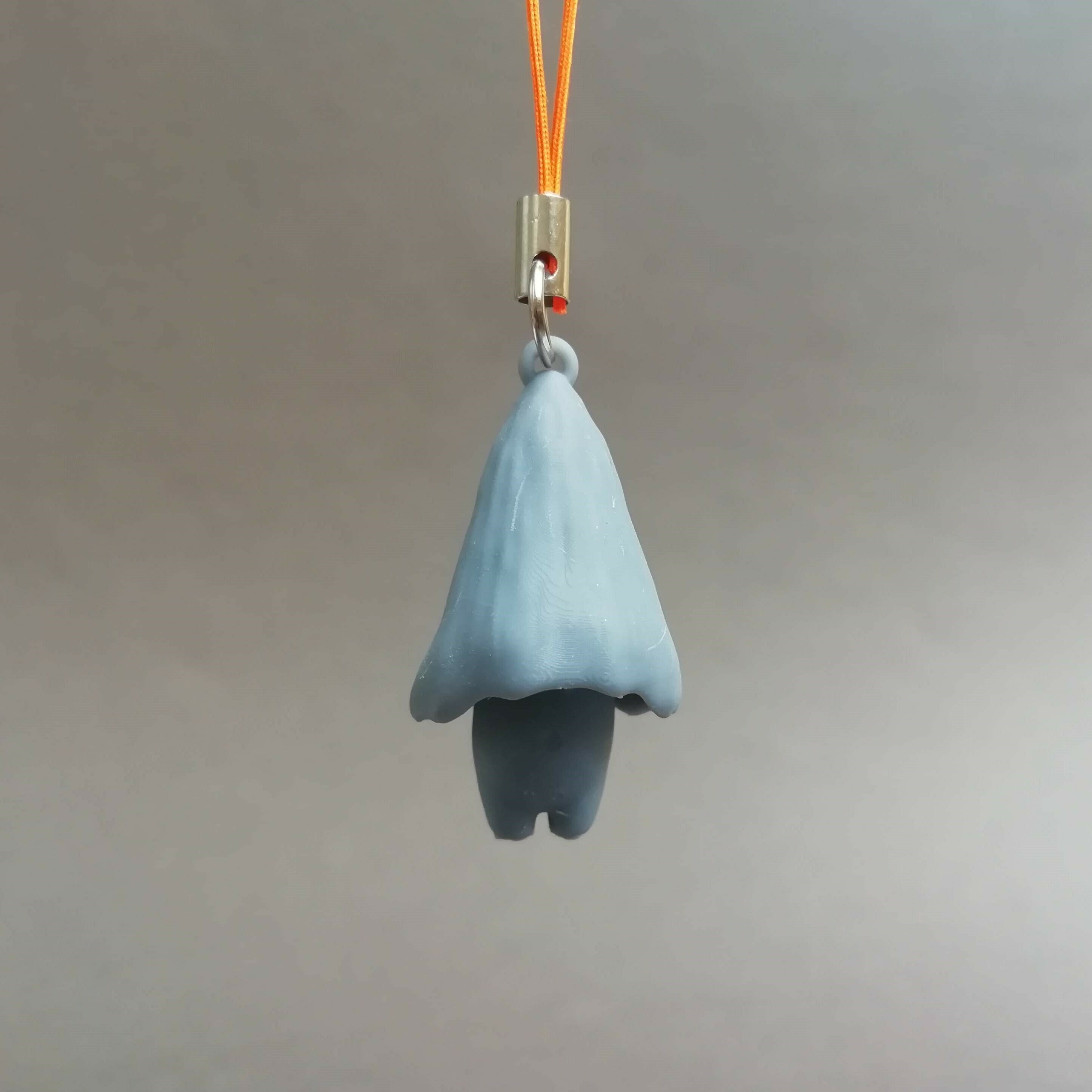 cogumelo cara tímido chaveiro fofa estatueta 3D print model - Mito3D