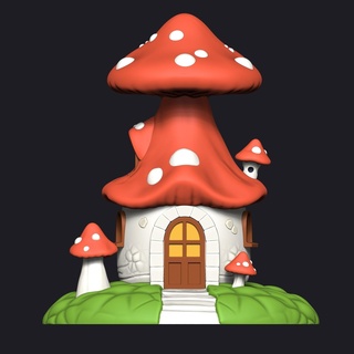 champignon maison 3d print model - Mito3D