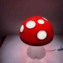 mushroom lamp 3d print model - Mito3D