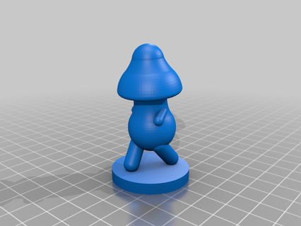 cogumelo homem cogumelo escultura caminhando esculturas bustos arte 3d print model - Mito3D