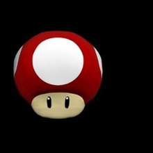 mushroom mario bros game toy videogame 3d print model - Mito3D