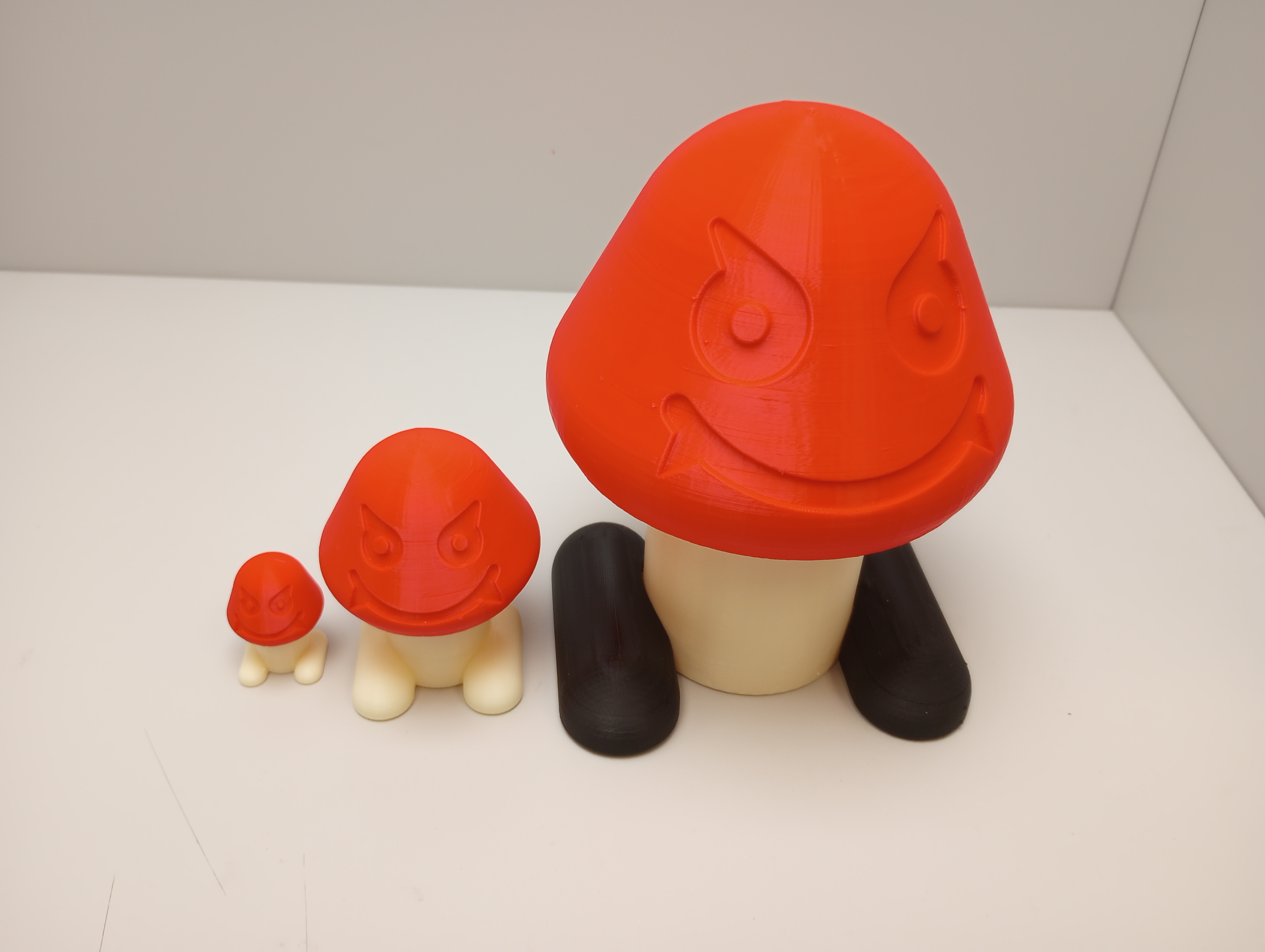 mushroom meanie storage puzzle mario goomba container toy game video 3D print model - Mito3D