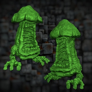cogumelo monstro fera goblin ork 3d print model - Mito3D