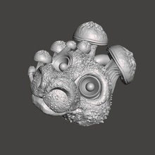 cogumelo espírito Dragão monstro jogos jóias pingente colar joalheria pendente chave anel espíritos brinquedo animal fantasia caprichoso presente 3d print model - Mito3D