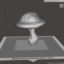 cogumelo vários vegetais a arte esculpir escultura 3d print model - Mito3D