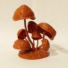 les champignons art sculptures 3d print model - Mito3D