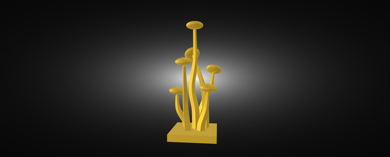 funghi 3d print model - Mito3D