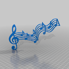 de la musique art signes logos 3d print model - Mito3D