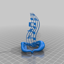 musique bouche art sculptures 3d print model - Mito3D