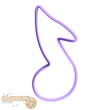 music note cookie cutter & stamp 3d print model - Mito3D