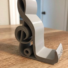 musical note treble clef phone stand home phone stand music note treble treble clef stand music