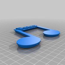 musical note w name tool 3d printing 3d print model - Mito3D