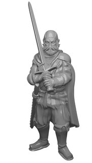 musketeer 1 polish xvii noble thirty years' war polish-lithuanian commonwealth sabre musketeers cossacks 3d print model - Mito3D