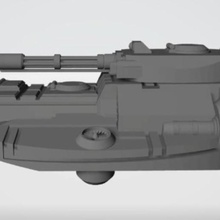 mosquetero juego mechwarrior alphastrike tanque battletech 3d print model - Mito3D