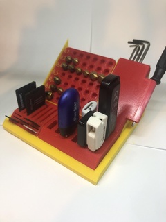 Zorunlu organizatör yazıcı ağızlık Kulp destek depolama araçlar Pendrive noozel 3d print model - Mito3D