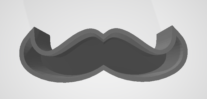 moustache moustache moustache biscuit coupeur cuisine 3d print model - Mito3D
