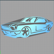 mustang - car 3d print model - Mito3D