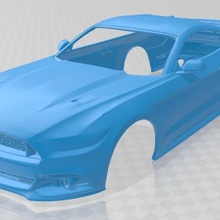 mustang gt 2015 yazdırılabilir vücut araba oyun yuvası scalextric tamiya rc radyo hobi kontrol kabuk miniz paletli drift 1-10 1-14 1-18 1-24 1-32 3d print model - Mito3D