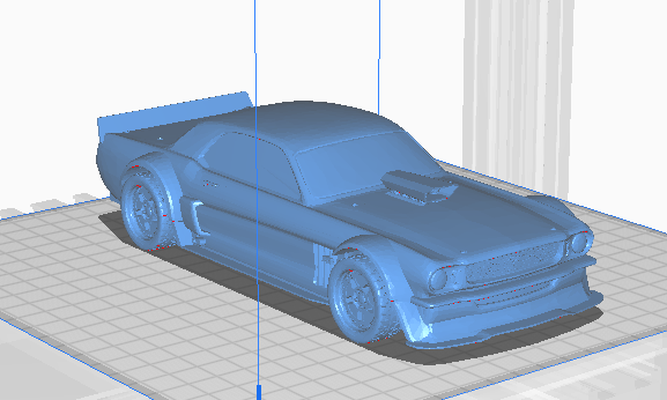 mustang hoonicorn car voiture 3d print model - Mito3D