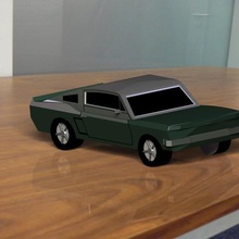 mustang model car gadget vehicle small toy decoration 3d print model - Mito3D