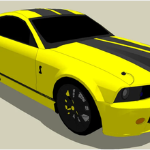 Mustang shelbi Gift 3d print model - Mito3D