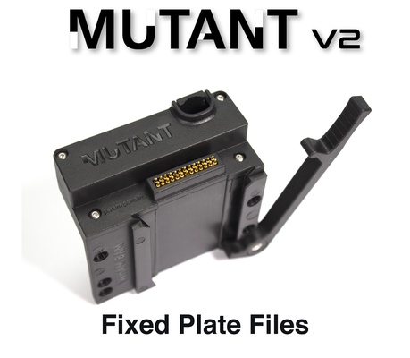 mutant fixé assiette dossiers outils bam systèmes 3d print model - Mito3D