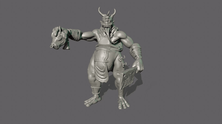 mutant giant game diseased butcher 3d print model - Mito3D